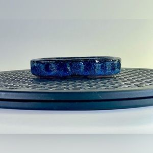 #1 Blue Glazed Bonsai Pot